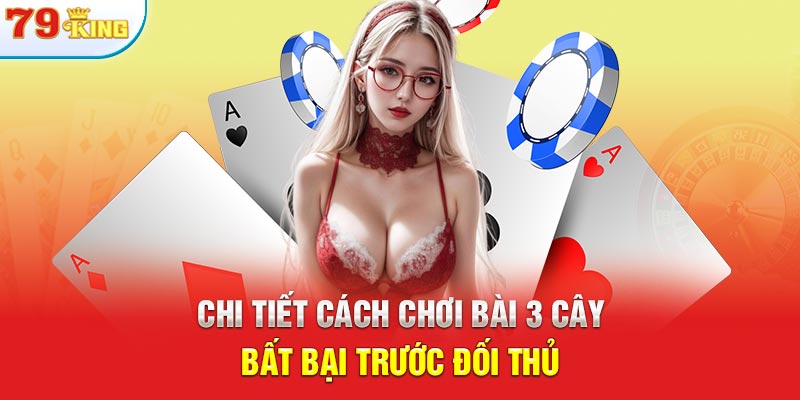 Chi tiết cách chơi bài 3 cây bất bại trước đối thủ